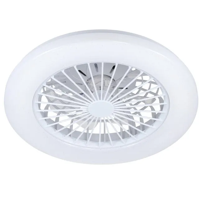 Ventilatore da soffitto FANNY trasparente, D. 48.5 cm