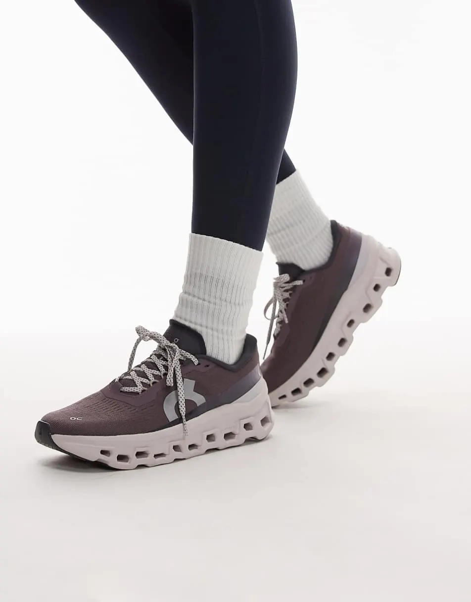 ON Cloudmonster 1 running trainers in purple