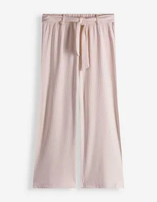 Pantaloni culotte - Cintura da annodare - lill