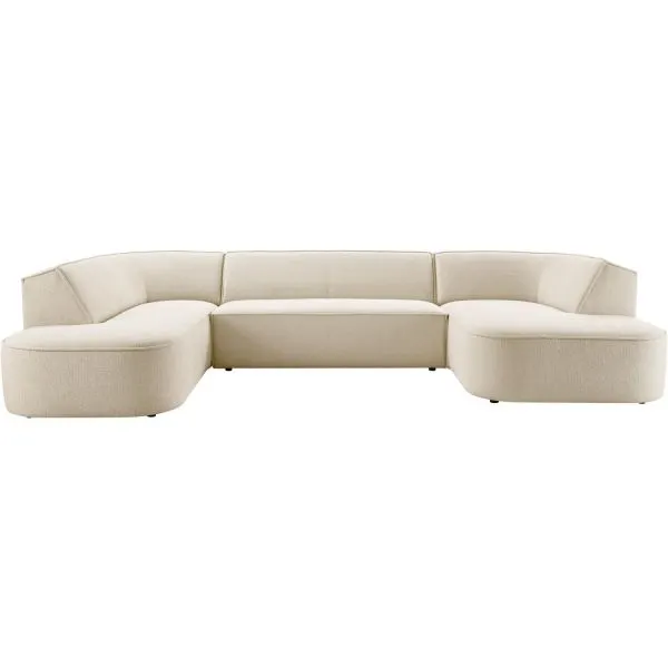 Elementenbank rechts breed Baricci HR koudschuim ecru