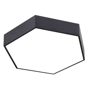 Plafoniera LED Gunza Ø 25 cm nero IP44 bianco naturale INSPIRE