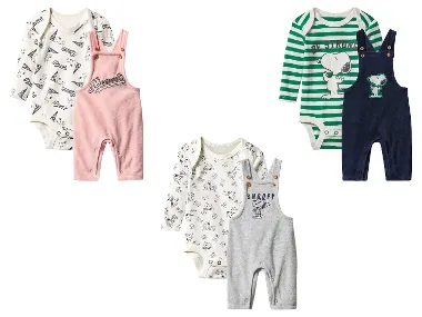 Conjunto 2 piezas para bebé Peanuts