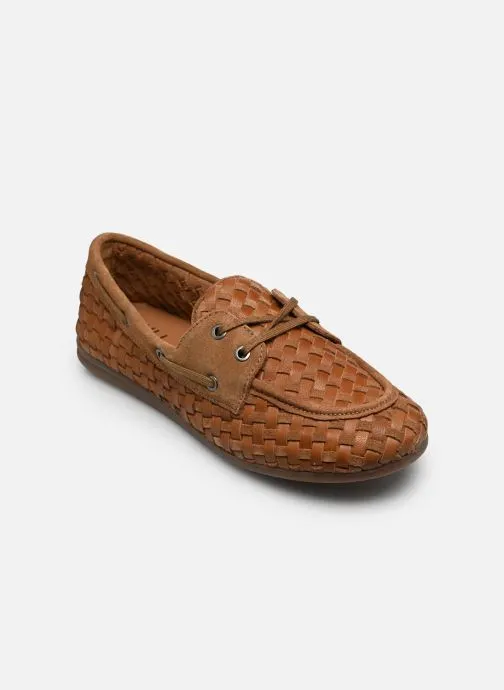 Mocassins PEDRA dames bruin