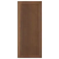 Puerta granero MDF acanalada café 91.4 x 213.4 cm