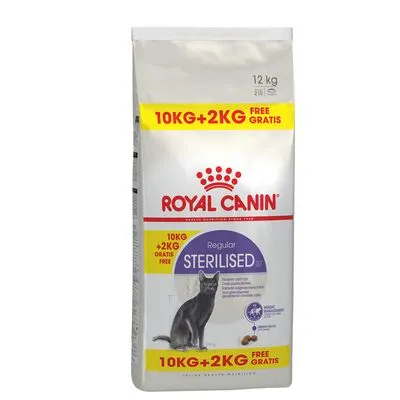 Croquettes Royal Canin pour chat 10 kg + 2 kg offerts ! Sterilised 37