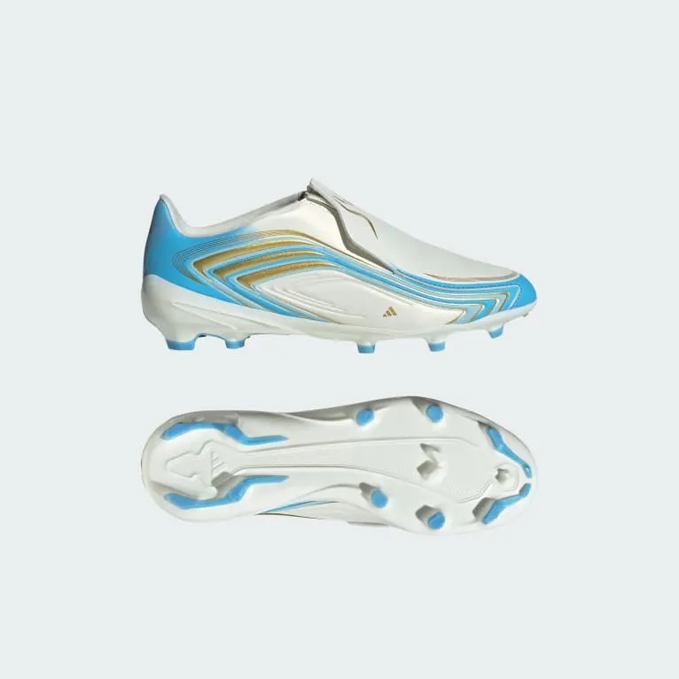 F50 Messi League Laceless Firm Ground Fotballsko