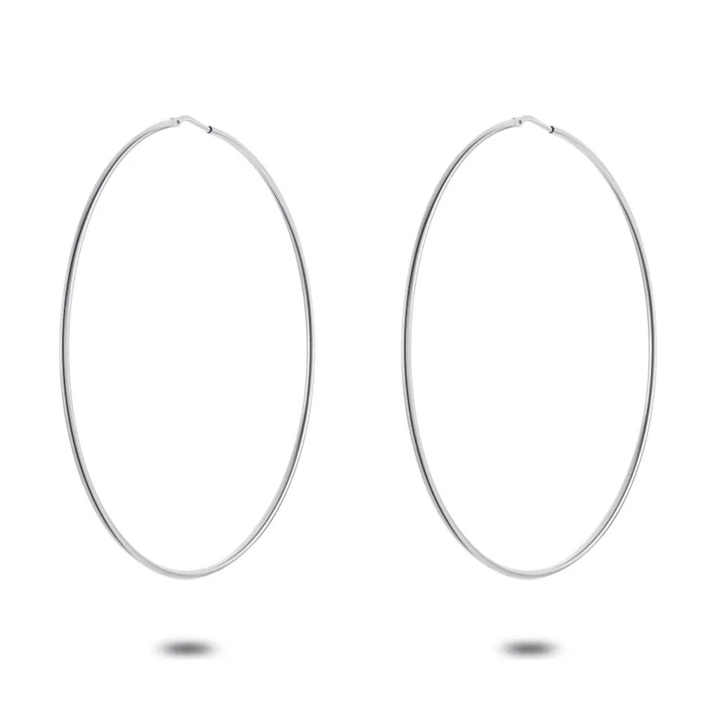 Oorringen in zilver, 73 mm
