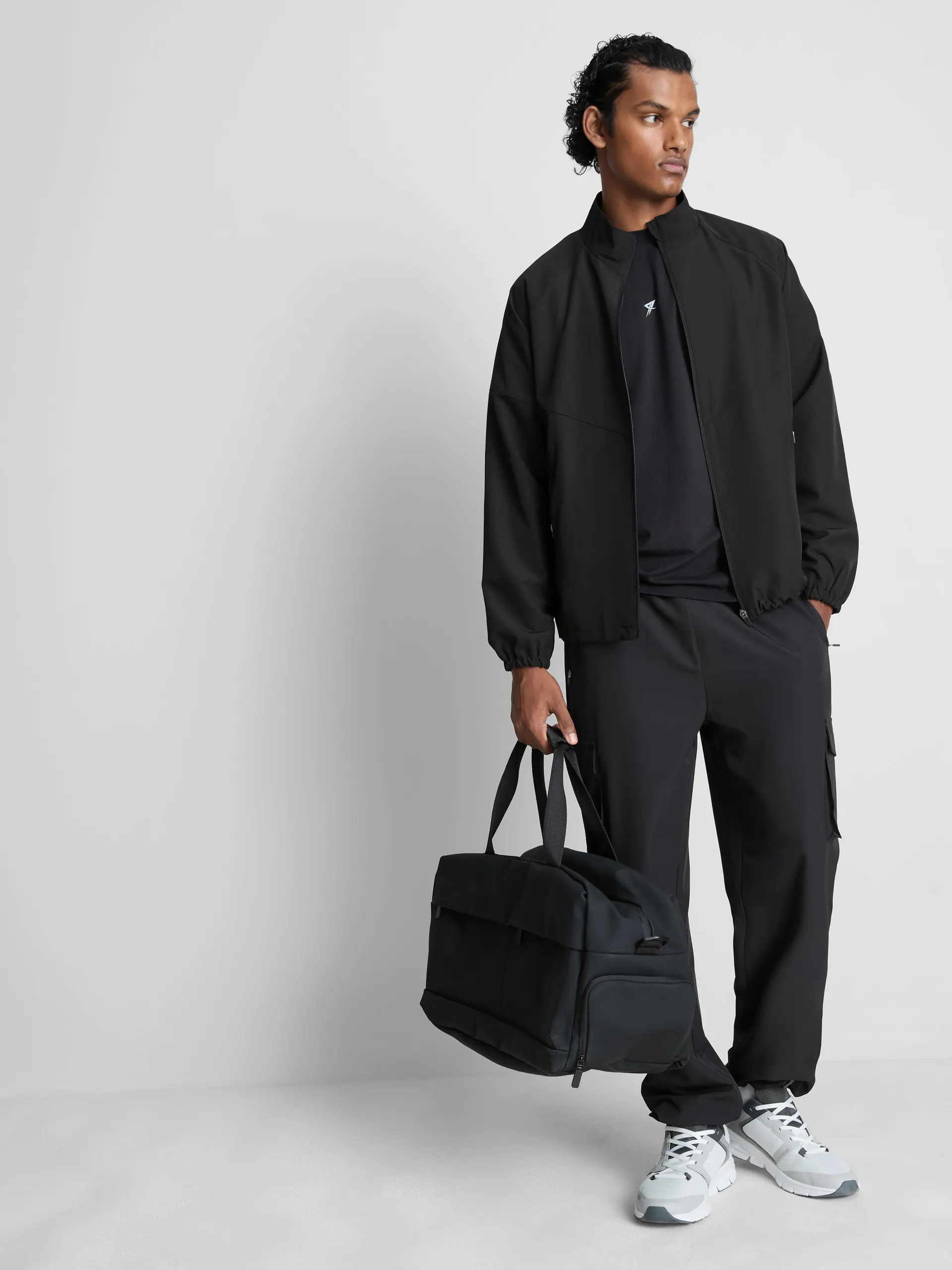 Veste de sport à col cheminée