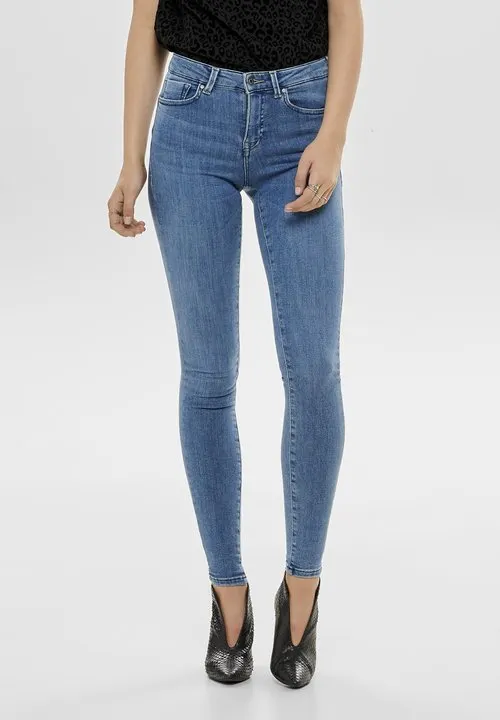 ONLPOWER MID PUSH UP - Jeans Skinny Fit - light blue denim