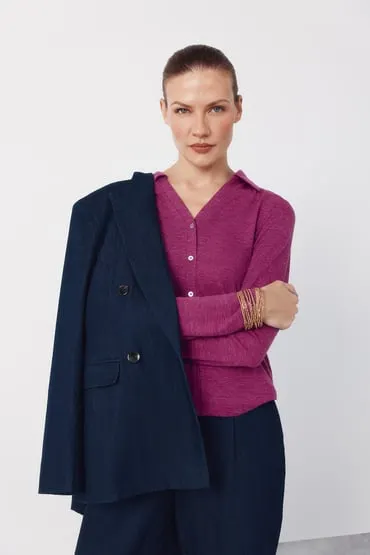 Camisa punto elástico