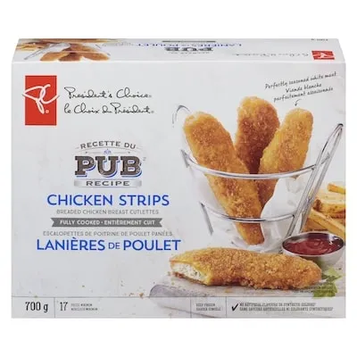 Pub Recipe Chicken Strips, Fully Cooked