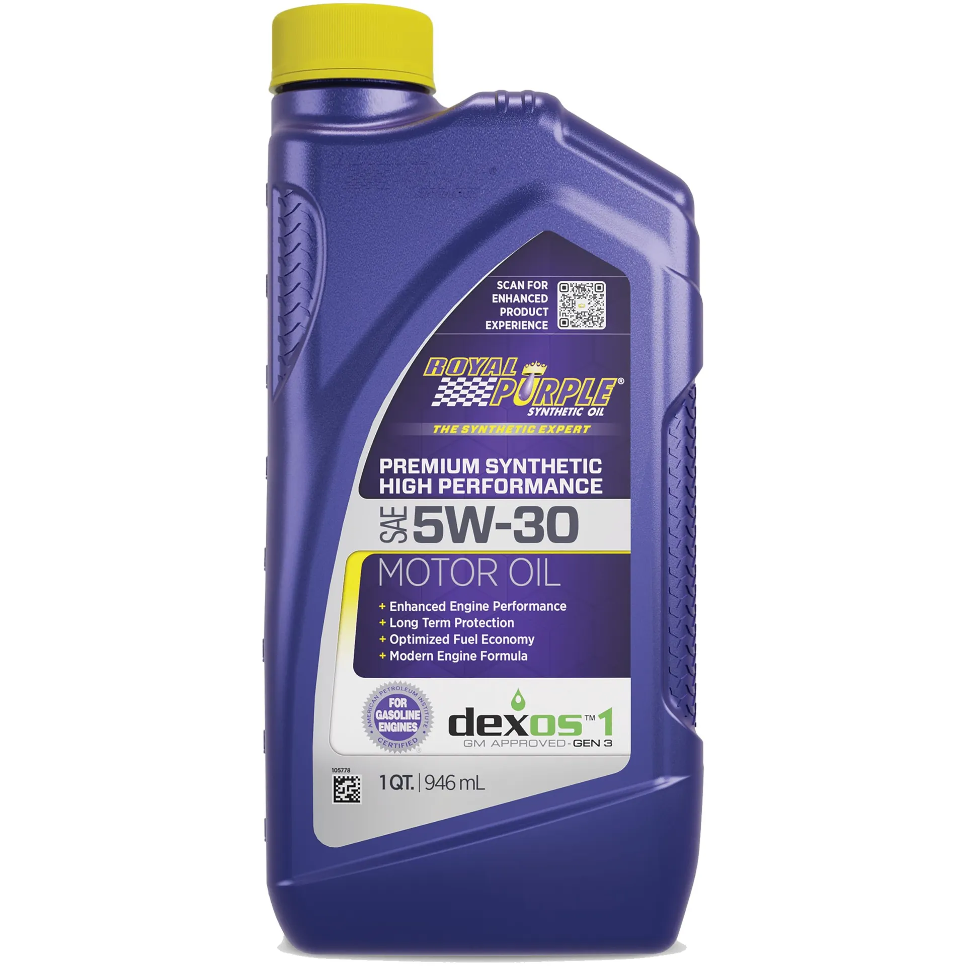 Royal Purple High Performance Full Synthetic 5W-30 Motor Oil 1 Quart