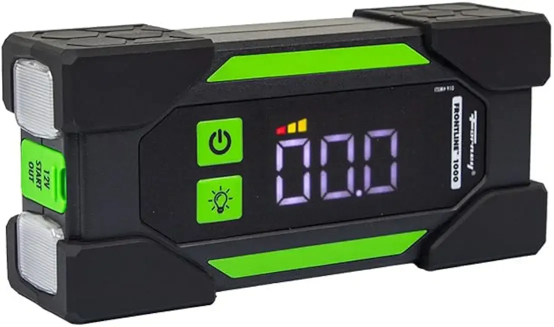 Forney Frontline™ 1000 Lithium Jump Starter & Power Bank, 1000 Peak Amps, 12V, USB Charger