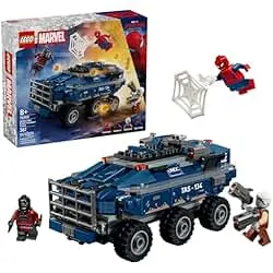 LEGO Marvel Spider-Man Prison Transport Chase 76349 | Building Toy for Boys & Girls, Ages 8+, Super Hero Toy for Pretend Play, 4 Marvel Minifigures, 367 Pieces, Gift for Birthdays