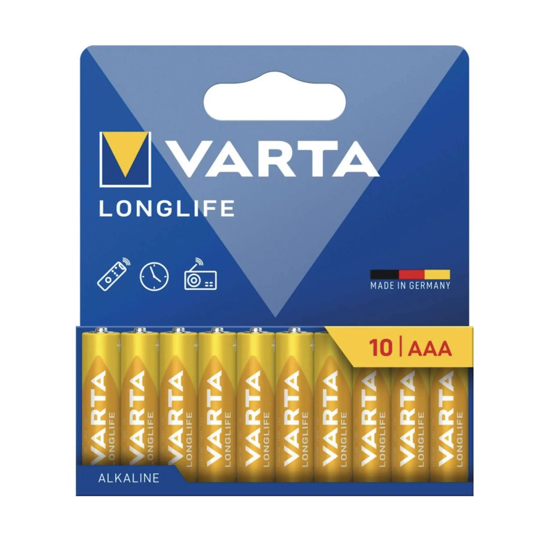 AAA Batterie Ministilo Varta Longlife x10