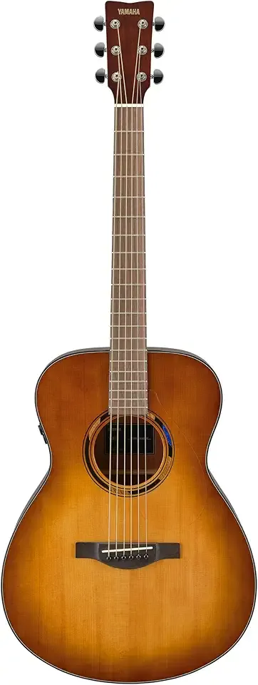 Yamaha TAS1E TansAcoustic Guitar w/Reverb and Chorus, Concert Body, Sand Burst