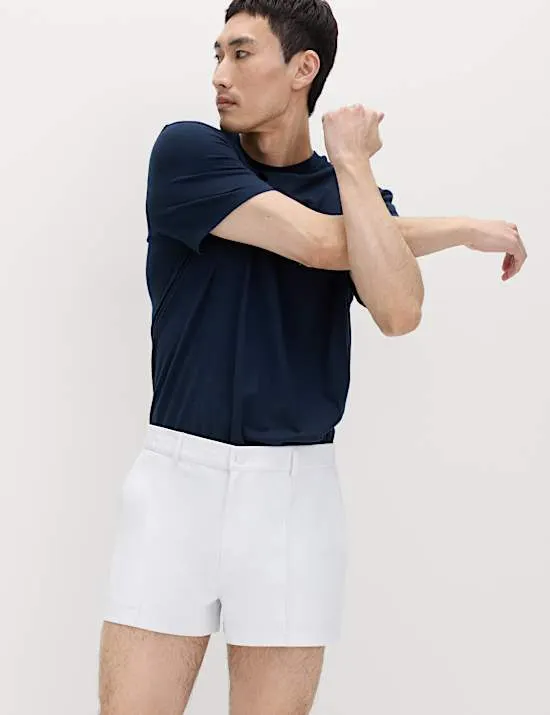 Shorts mit elastischem 3 cm breiten Bund