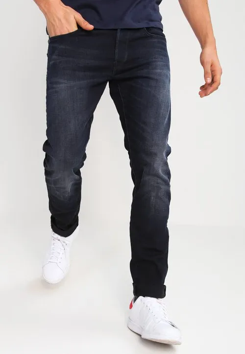 3301 SLIM - Jeans slim fit - siro black stretch denim