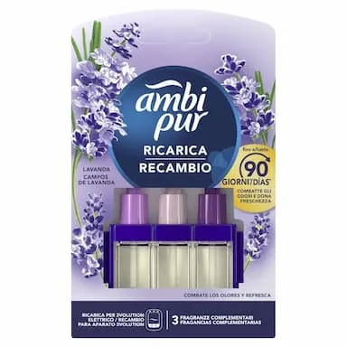 Ambi Pur Profumatore per Ambienti Elettrico Ricarica 3Volution, Lavanda 20 m