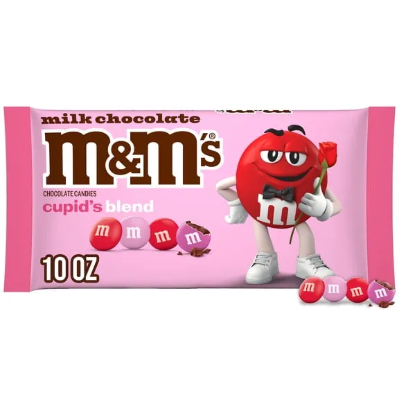 M&M's Milk Chocolate Cupid's Blend Valentine's Day Candy - 10 oz Bag