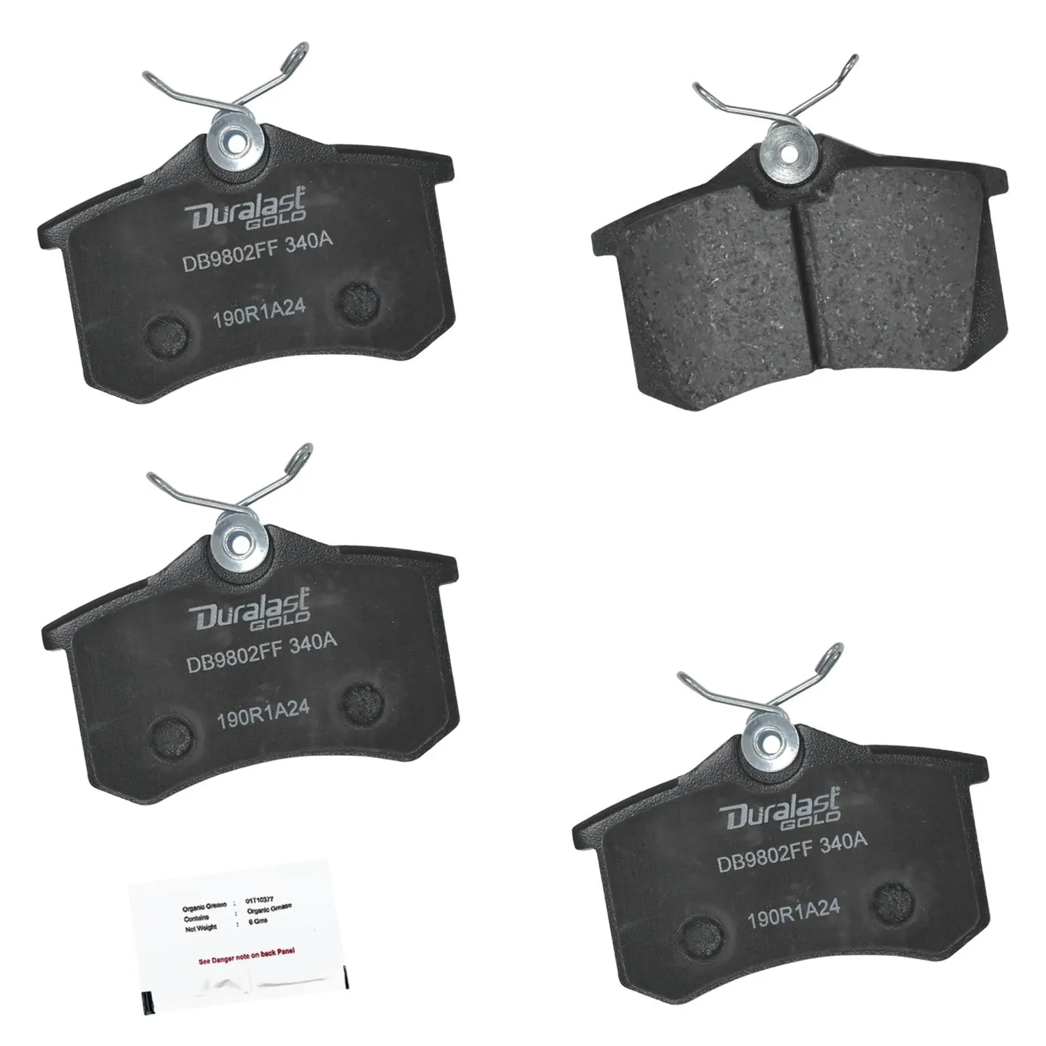 Juego de Balatas de Disco Duralast Gold DG340A