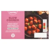 SuperValu Slow Cooked Irish Beef Meatballs, Smoked Paprika & Tomato Sauce (500 g) Open Product Description