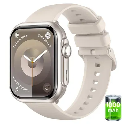 2026 1000mAh Akku Smartwatch Herren Damen 1.83 " AMOLED，Fitness Tracker,Herzfrequenz,SpO2, Schlafmonitor,120+ Sportmodi,für Android & iOS–Geschenkidee