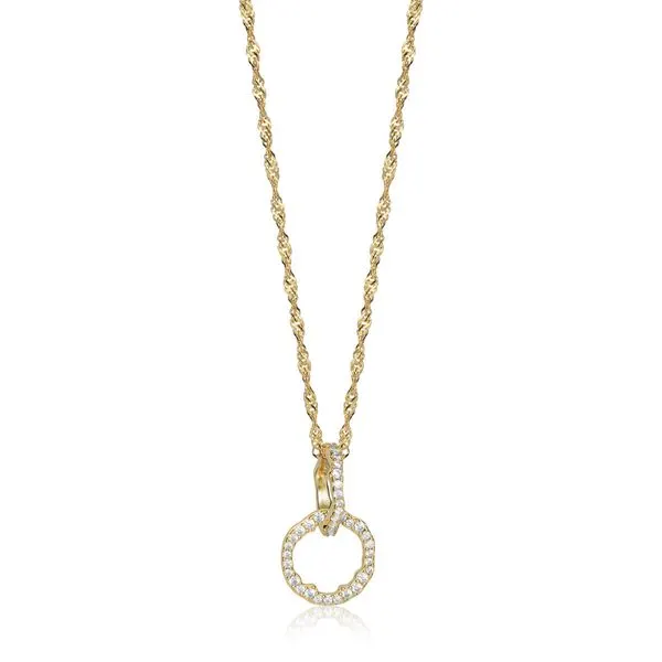 Halssmykke 925 Forgylt Sølv