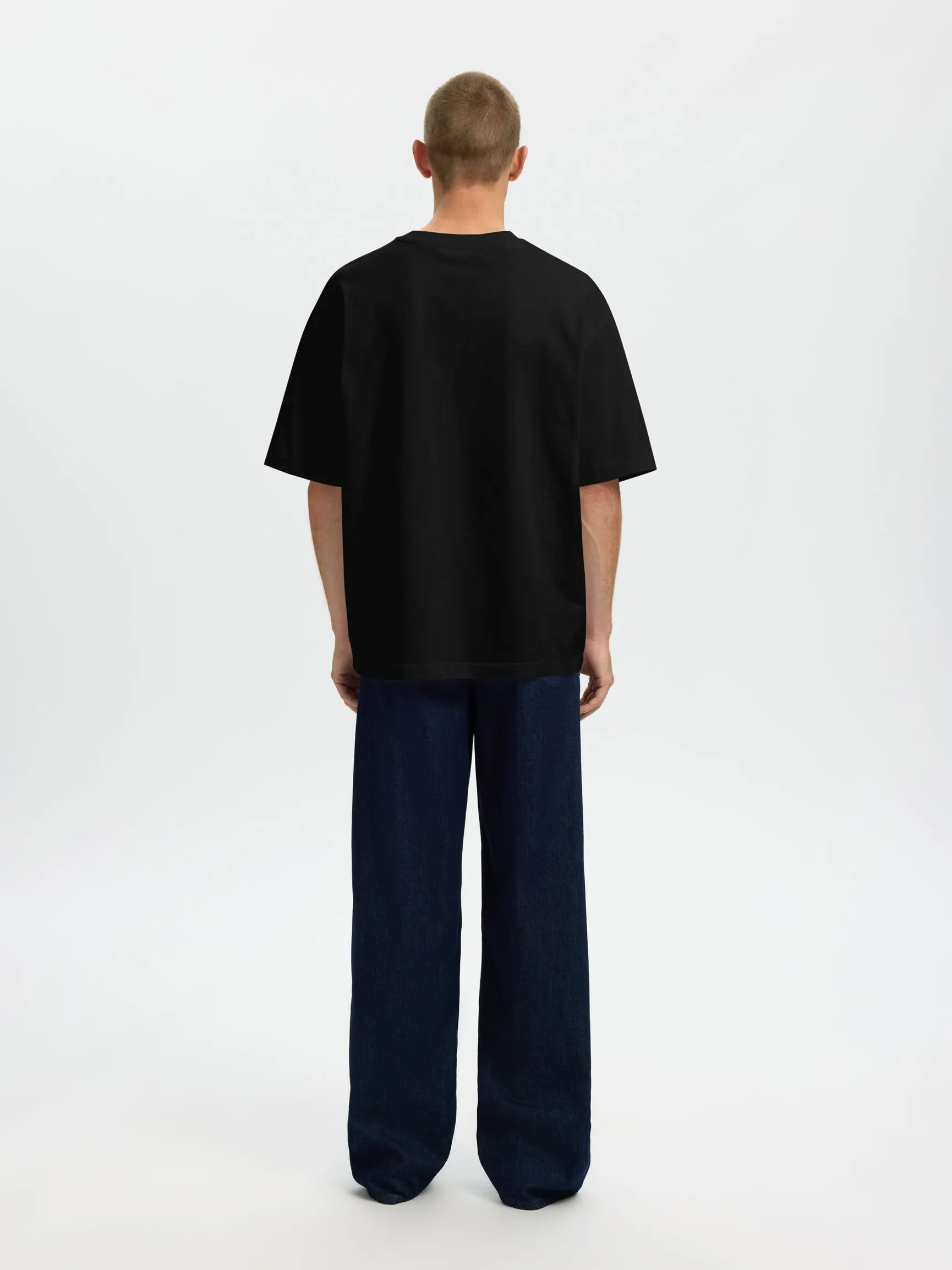 100 % BOMULL CREW NECK-T-SKJORTE