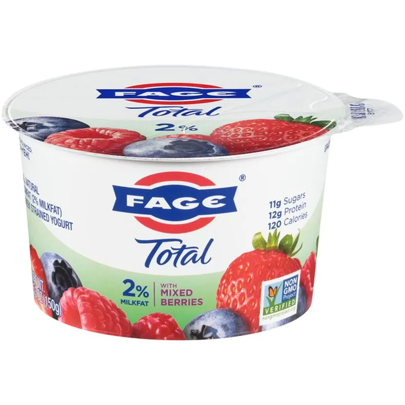 FAGE Milkfat Greek Strained Yogurt with Mixed Berries