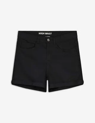 Pantaloncini - Twill - Nero