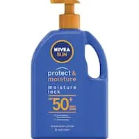 nivea sunscreen protect & moisture spf50+ 1L