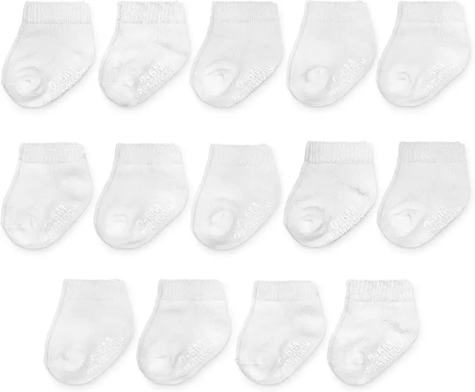 Baby & Toddler Grow & Fit Flex Zones Cotton Stretch Socks - Unisex, Girls, Boys