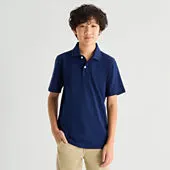 Thereabouts Little & Big Kid Boys Short Sleeve Regular Fit Polo Shirt