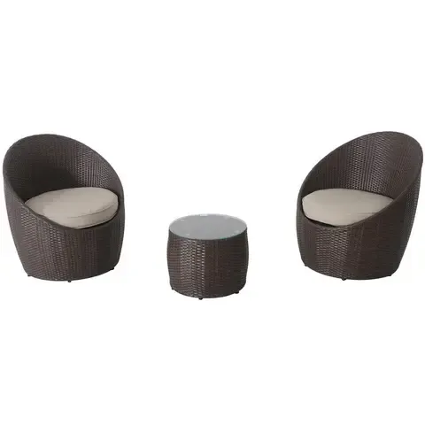 Juego de Balcón Sorrento Ratán 2 Personas