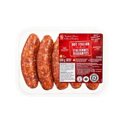 Hot Italian Pork Sausages
