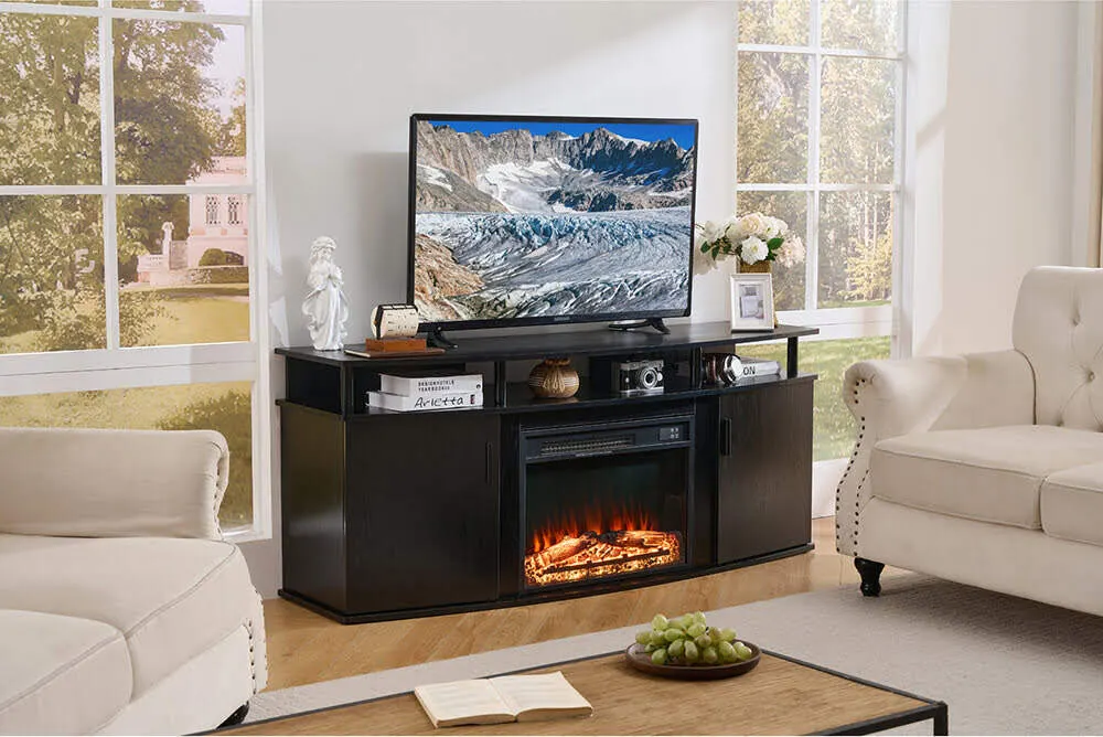 Arletta TV Stand & Fireplace