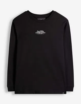 Maglia a manica lunga - Oversized Fit - Nero