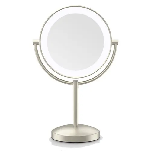 Conair® Satin Nickel Rechargeable Lighted Mirror