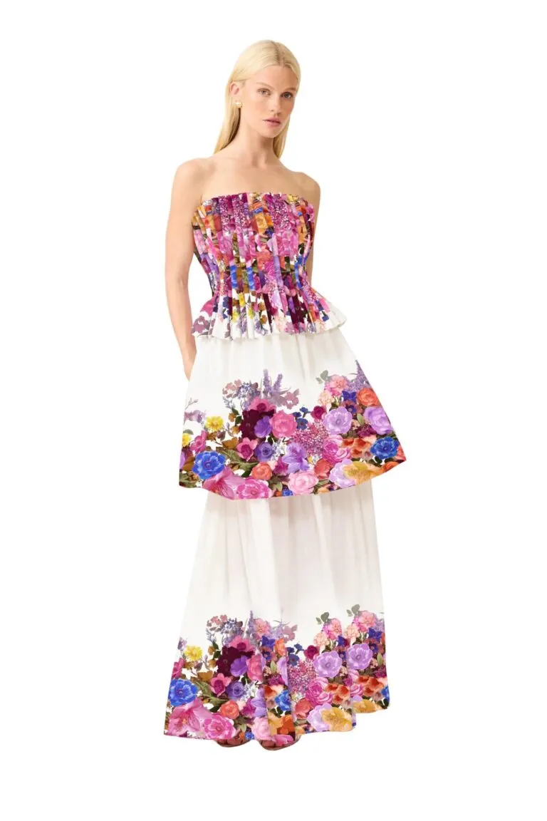 Alice Tiered Gown - Hvit