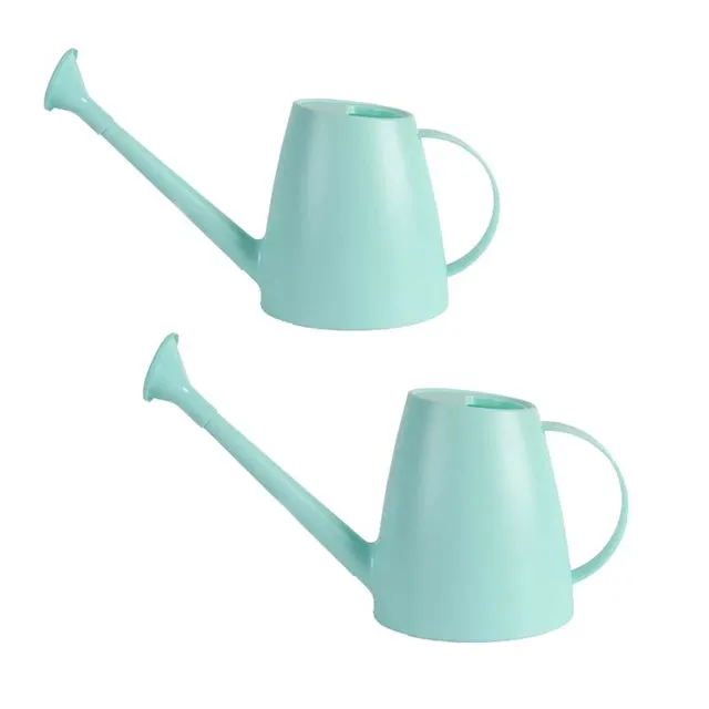 Attrezzi da giardinaggio, bollitori per innaffiare, irrigatori da giardino, distributori d'acqua portatili con tubo lungo 2 pezzi (blu)