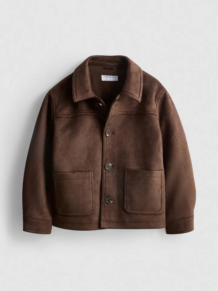 1–12 ans | Veste utilitaire en suédine The Edit