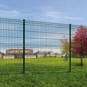 Pannello a rete rigida Classic in acciaio galvanizzato verde L 2 x H 1.72 m, maglia L55x200H mm