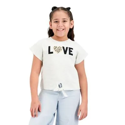 Playera Affair Niña Diseño Love Animal Print