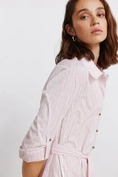 Vestido midi camisero