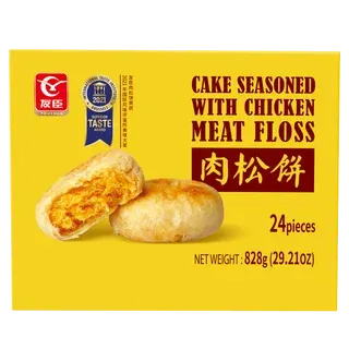 Youchen Cake Seasoned with Chicken Meat Floss, 24-count