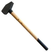 Schlosserhammer Vorschlaghammer 5kg Holzstiel Hammer Länge 80cm