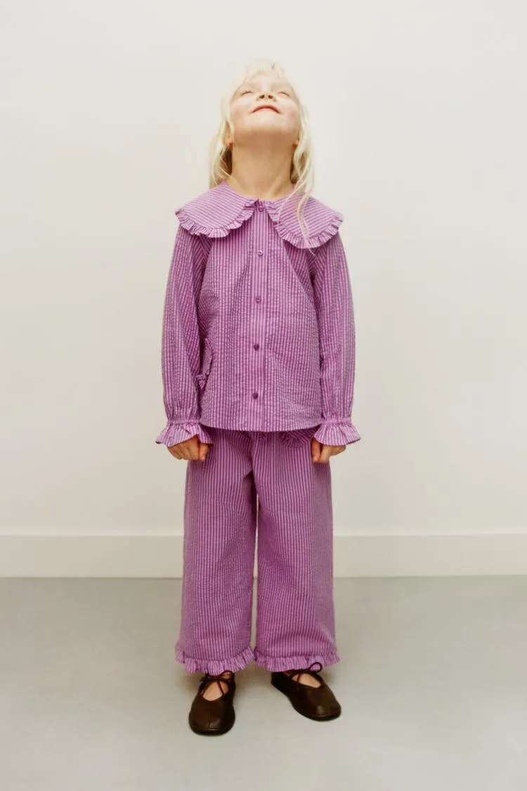 STRIPED SHIRT WITH HEART