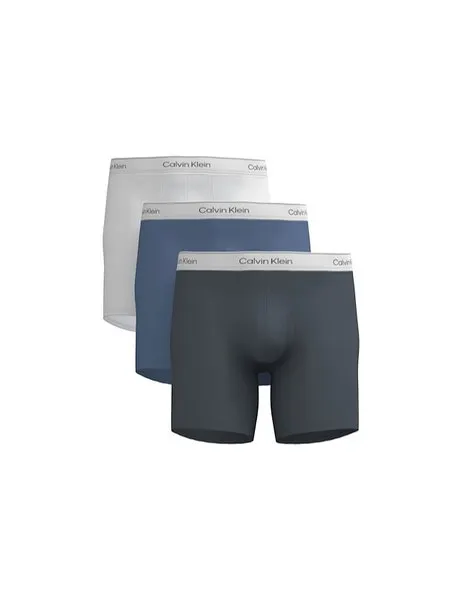 Boxer Breif 3-pack White/Blue Tulip/Turbulence