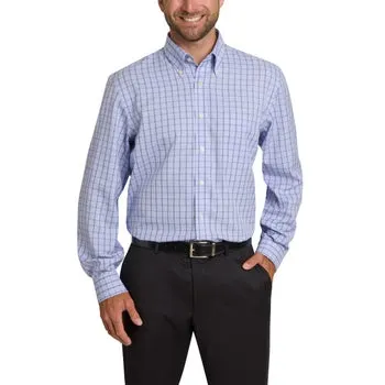 Kirkland Signature Men’s Traditional Fit Dress Shirt, Blue